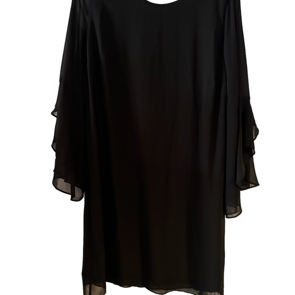 Black dressy knee length dress - Picture 3 of 4